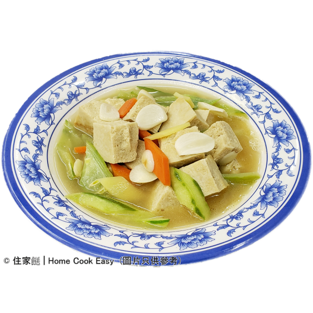 上湯勝瓜浸蜂巢豆腐